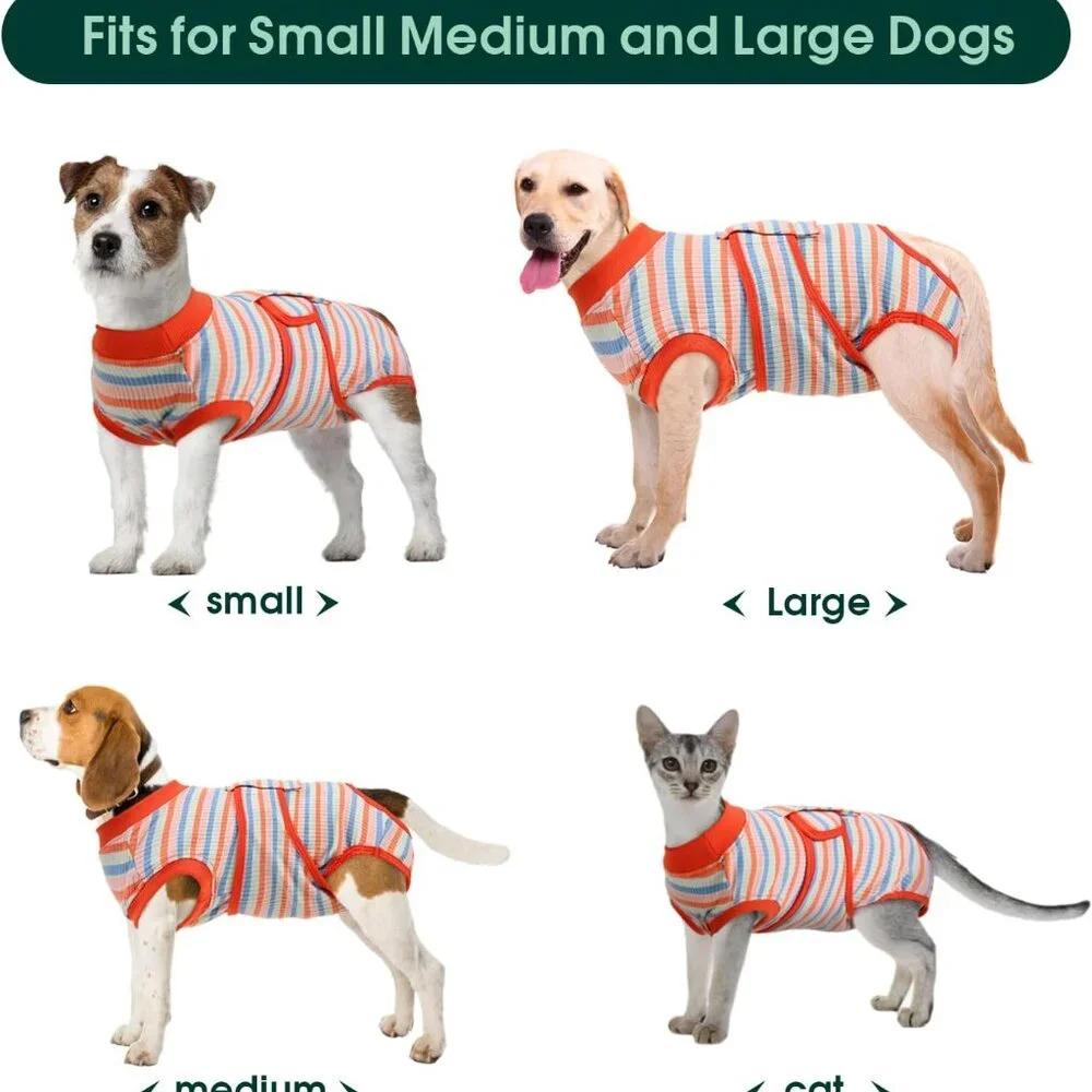 Kuoser Recovery Suit for Dogs Cats After Surgery XL